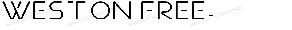 Weston Free字体转换